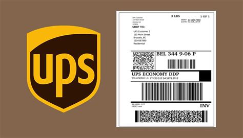 how much does ups charge to print a label for international shipping?